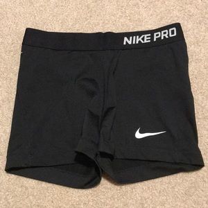 Nike Pro spandex shorts